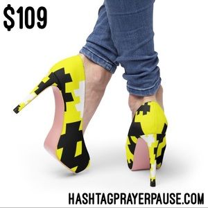 #PrayerPause Busy Bee Women's Platform Heels